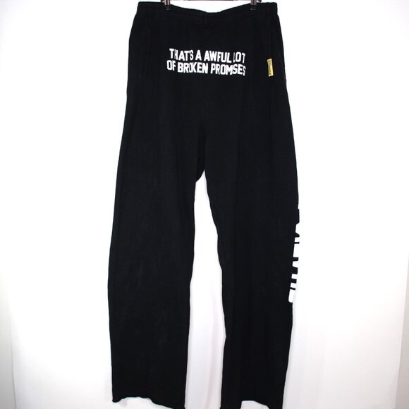 Thats Awful A Lot Of Cough Syrup x Broken Promises Mens Med Sweatpants NEW F1288 - Picture 2 of 6